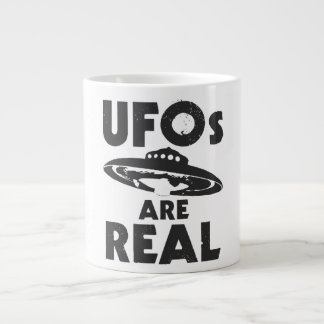 UFO'S ARE REAL LARGE COFFEE MUG