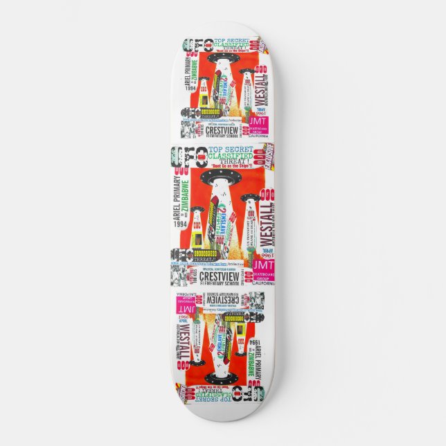 UFOS  ARE REAL   Skateboard (Front)