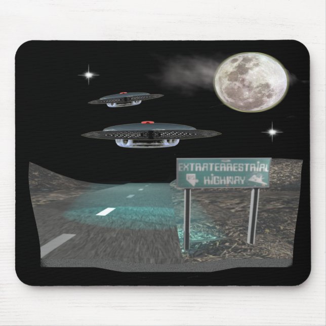 UFOS Highway Mouse Pad (Front)