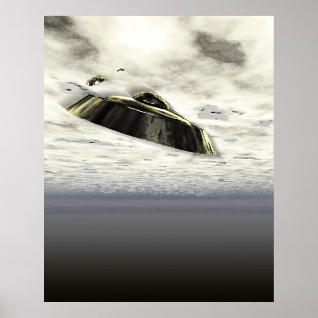 UFOs in Flight Poster (Front)