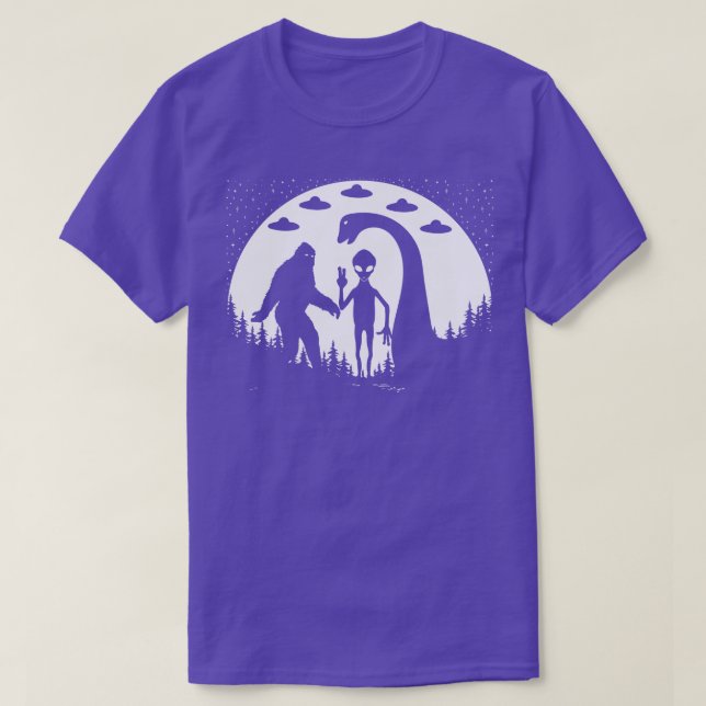 ufos Nessie And T-Shirt (Design Front)