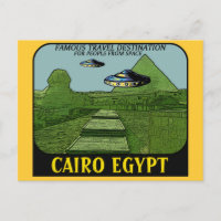 UFO'S OVER CAIRO EGYPT TRAVEL DESIGN