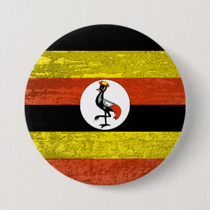 Uganda 7.5 Cm Round Badge