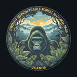 Uganda Bwindi Impenetrable National Park Magnet<br><div class="desc">Bwindi, located in southwestern Uganda, is famed for its lush, mist-covered rainforest, the Bwindi Impenetrable National Park, a UNESCO World Heritage Site. This biologically rich forest is one of the oldest ecosystems in Africa, harbouring extraordinary biodiversity, including nearly half of the world's endangered mountain gorilla population. Visitors from around the...</div>