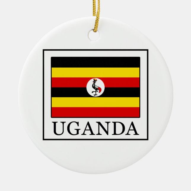 Uganda Ceramic Ornament (Front)