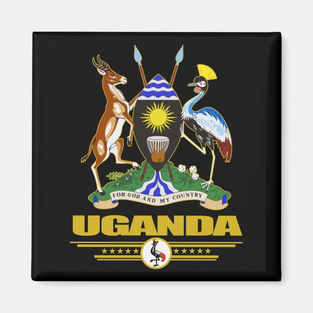 Uganda COA Magnet (Front)