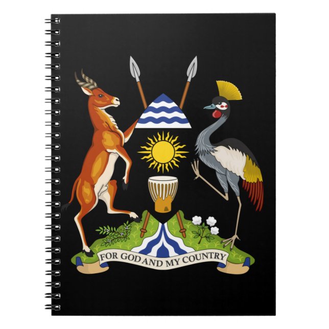 uganda emblem notebook (Front)