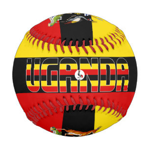 Uganda Flag and Coat of Arms Patriotic Baseball