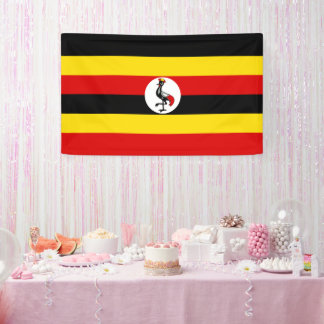 Uganda flag banner