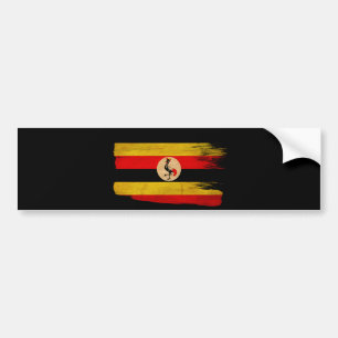 Uganda Flag Bumper Sticker