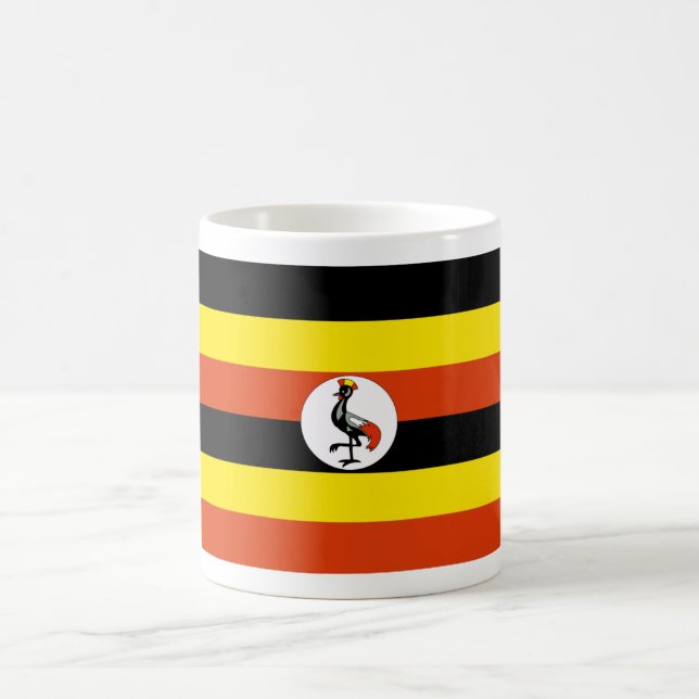 uganda flag coffee mug (Center)