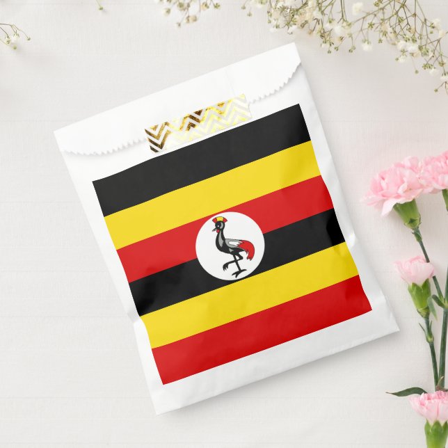 Uganda flag favour bag (Sealed)