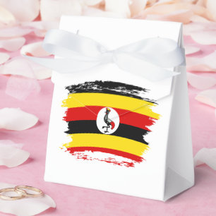 Uganda flag favour box