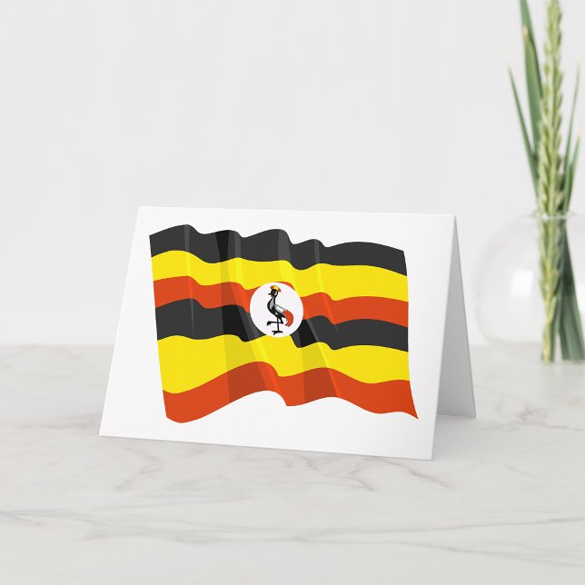 Uganda Flag Greeting Cards (Creator Uploaded)