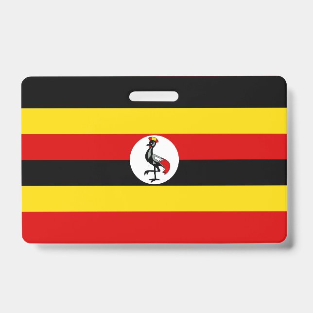 Uganda flag ID badge (Front)