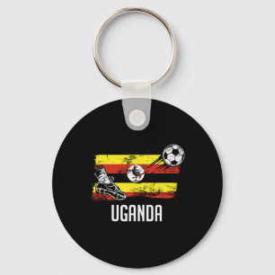 Uganda Flag Jersey Ugandan Soccer Team Ugandan Key Ring