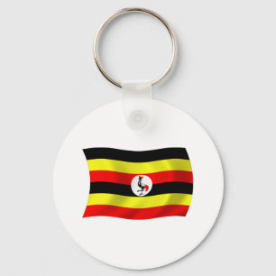 Uganda Flag Keychain