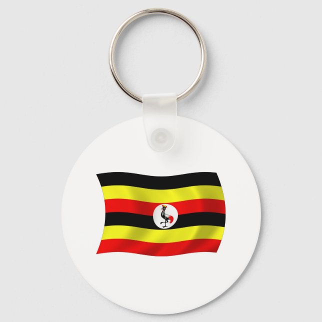 Uganda Flag Keychain (Front)