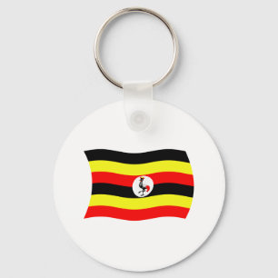Uganda Flag Keychain