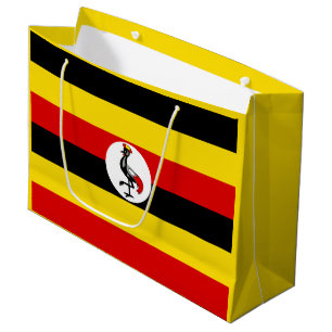 Uganda Flag Large Gift Bag