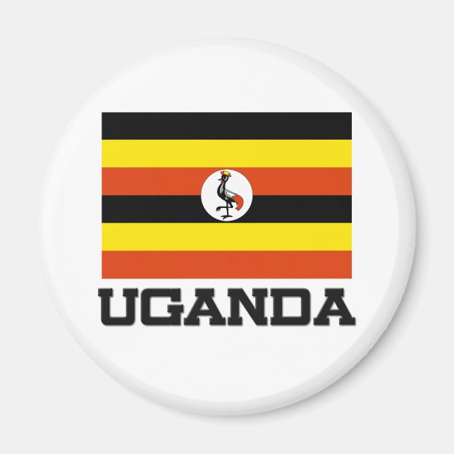 Uganda Flag Magnet (Front)