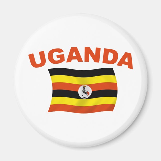 Uganda Flag Magnet (Front)