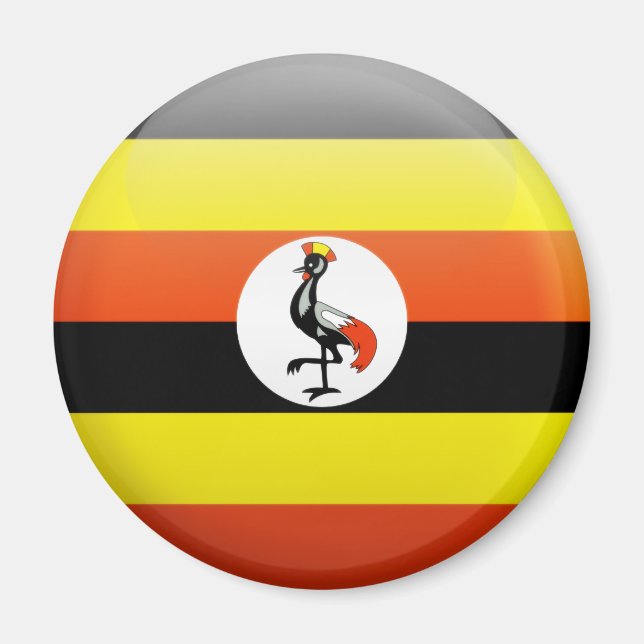 Uganda Flag Magnet (Front)