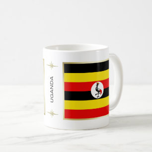 Uganda Flag + Map Mug