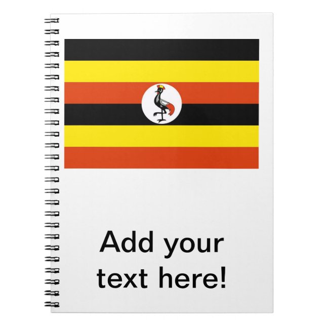 Uganda Flag Notebook (Front)