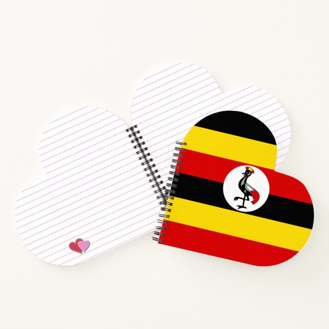 Uganda flag notebook (Inside)