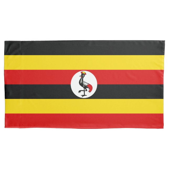 Uganda flag pillowcase (Front)