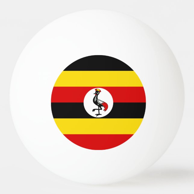 Uganda Flag Ping Pong Ball (Front)
