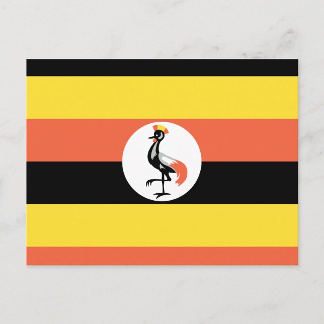 Uganda Flag Postcard (Front)