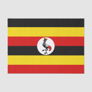 Uganda Flag Tissue Paper