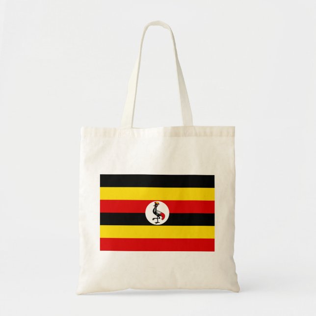 Uganda Flag Tote Bag (Front)