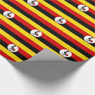 Uganda Flag Wrapping Paper