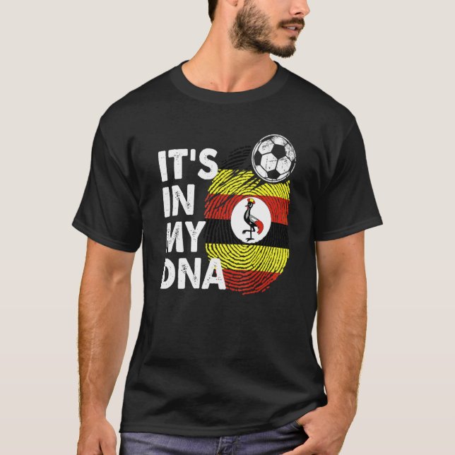 Uganda In My Dna Ugandan Flag Team Uganda T-Shirt (Front)
