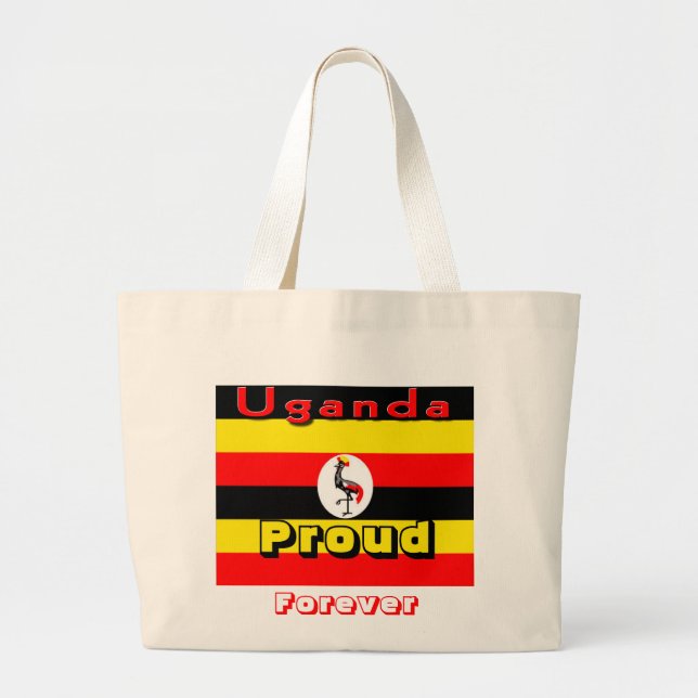 Uganda Large Tote Bag (Front)