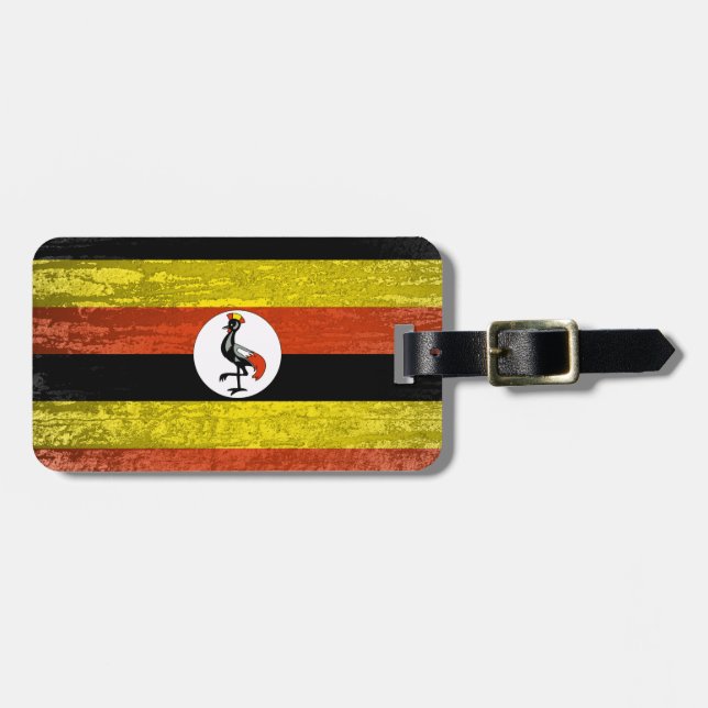 Uganda Luggage Tag (Front Horizontal)