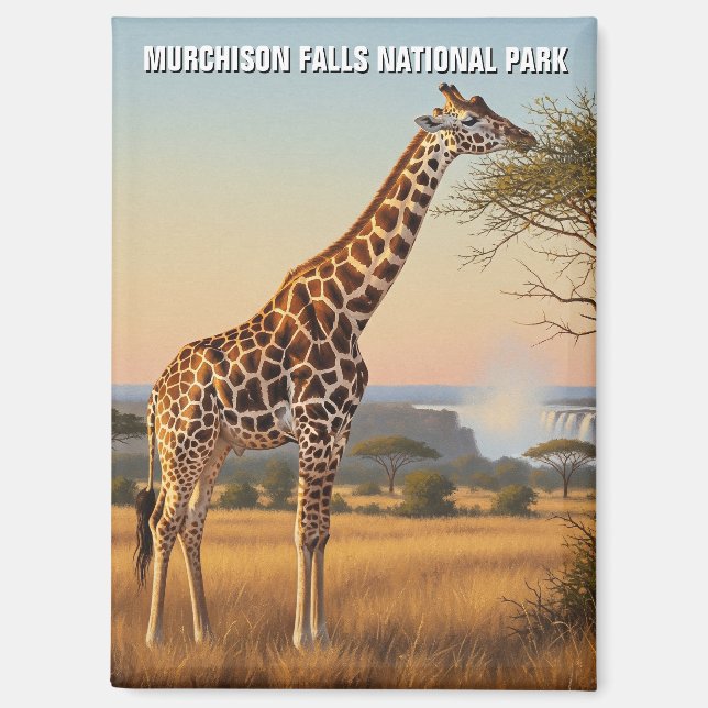 Uganda Murchison Falls National Park Travel Magnet (Front)
