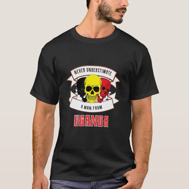 Uganda Never Underestimate T-Shirt (Front)
