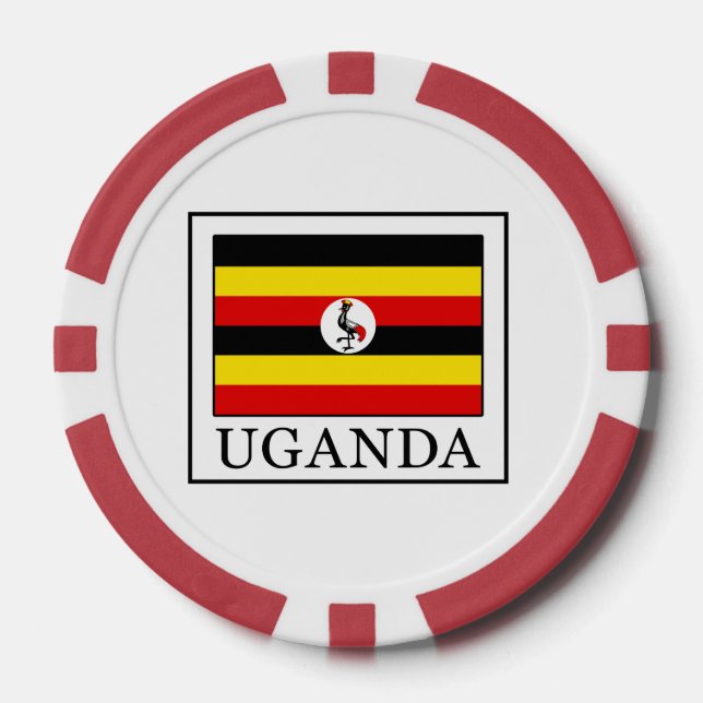 Uganda Poker Chips (Front)