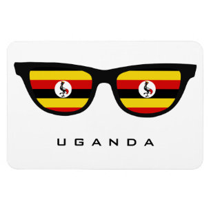 Uganda Shades custom text & colour magnet