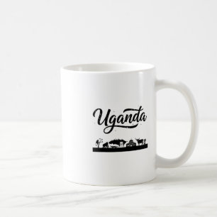Uganda Skyline Travel Vacation Outfits Coffee Mug