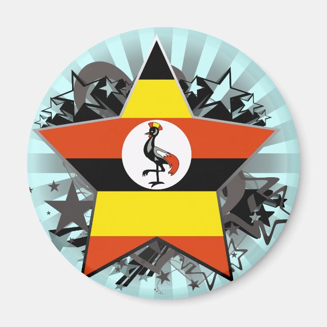 Uganda Star Magnet (Front)
