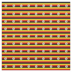 Uganda & Ugandan Flag fashion, travel/sport Fabric