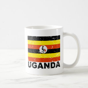Uganda Vintage Flag Coffee Mug