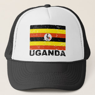 Uganda Vintage Flag Trucker Hat