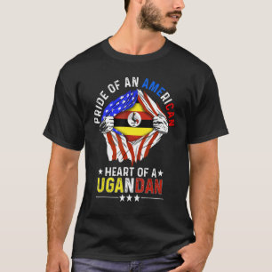 Ugandan American America Pride Foreign Country Uga T-Shirt