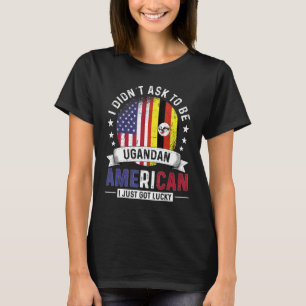 Ugandan American Countries Flags Pride Country Uga T-Shirt